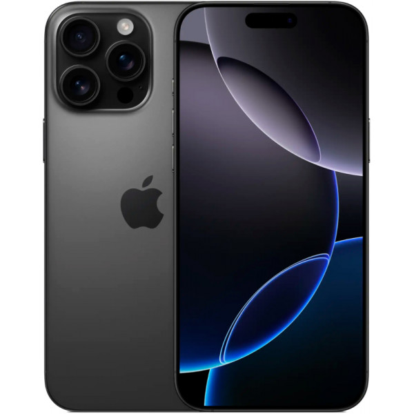 Apple iPhone 16 Pro Max 1TB (Dual Nano SIM) Титановый чёрный