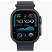 Apple Watch Ultra 2 49mm Black Titanium Case With Navy Ocean Band