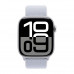 Apple Watch Series 10 42mm Silver Aluminium Case With Blue Sport Loop