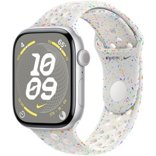 Apple Watch Series 10 42mm Silver Aluminium Case With Pure Platinum Nike Sport Band S/M