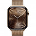 Apple Watch Series 10 46mm Gold Titanium Case With Gold Milanese Loop M/L