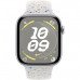 Apple Watch Series 10 42mm Silver Aluminium Case With Pure Platinum Nike Sport Band S/M