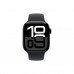 Apple Watch Series 10 46mm Jet Black Aluminium Case With Black Sport Band M/L