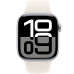 Apple Watch Series 10 42mm Silver Aluminium Case With Starlight Sport Band S/M