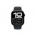 Apple Watch Series 10 42mm Jet Black Aluminium Case With Black Sport Band S/M