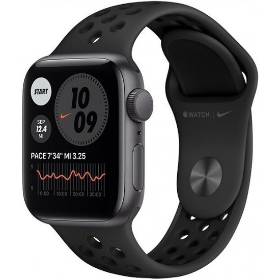 Apple Watch Series SE 2021 40mm Aluminium Case GPS, Nike Black Sport Band