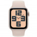 Apple Watch Series SE Gen 2 2023 40mm Aluminium Case GPS, Starlight Sport Band S/M