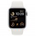 Apple Watch Series SE 2022 44mm Aluminium Case GPS, White Sport Band M/L