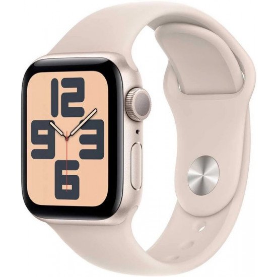 Apple Watch Series SE Gen 2 2023 40mm Aluminium Case GPS, Starlight Sport Band M/L