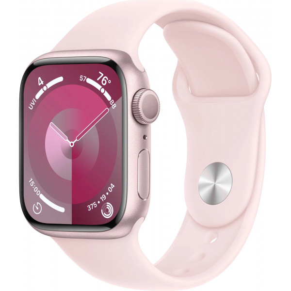 Apple Watch Series 9 41mm, Pink, Sport Band S/M