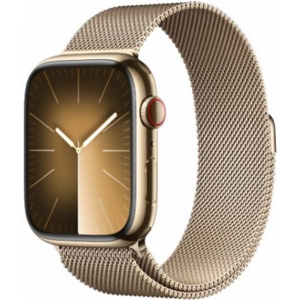 Apple Watch Series 9 41mm, Gold, Milanese Loop