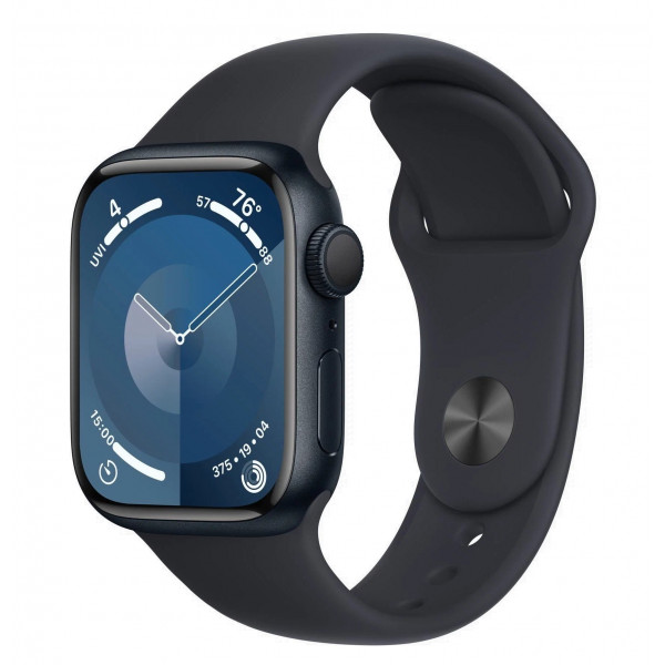 Apple Watch Series 9 41mm, Midnight, Sport Band S/M