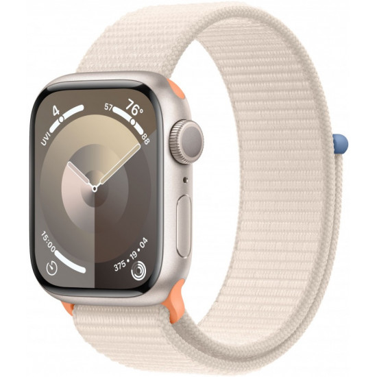 Apple Watch Series 9 41mm, Starlight, Sport Loop