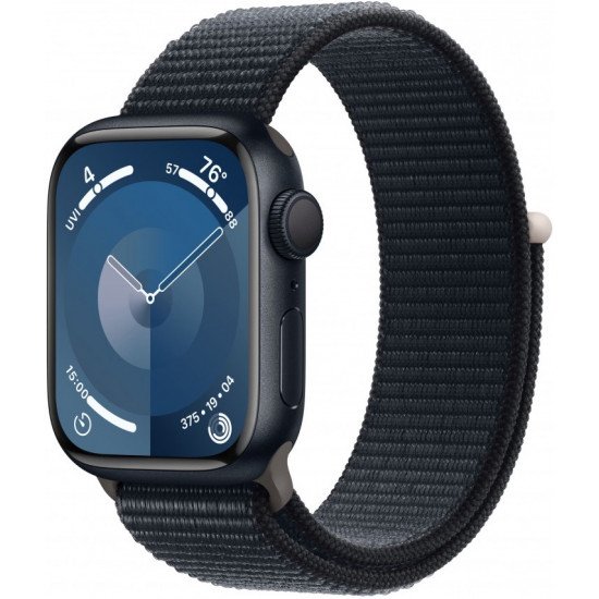 Apple Watch Series 9 45mm, Midnight, Sport Loop