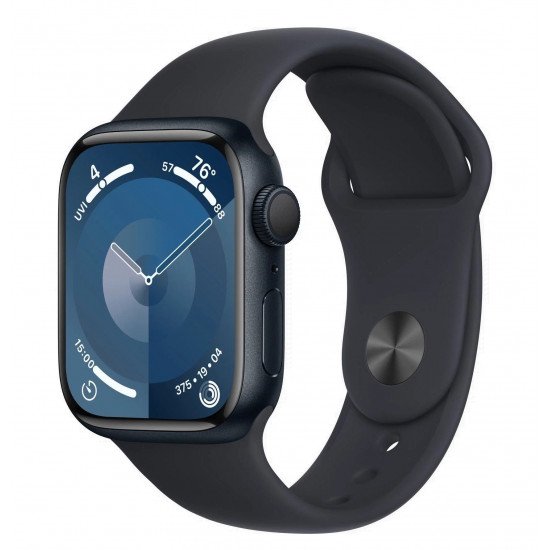 Apple Watch Series 9 45mm, Midnight, Sport Band M/L